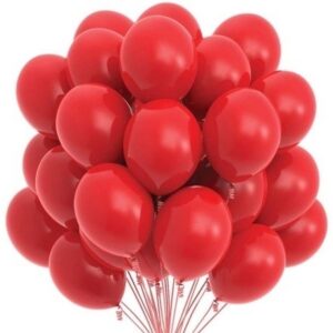 Red Balloons Helium