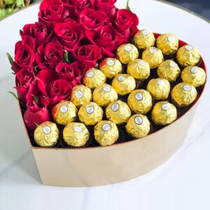 This elegant white flower bouquet