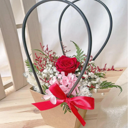 Fresh Flowers Pink Bag 1 Fresh Flowers Pink Bag