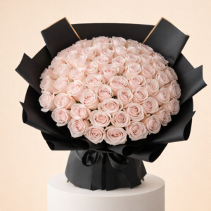 100 Blush Pink Rose Bouquet