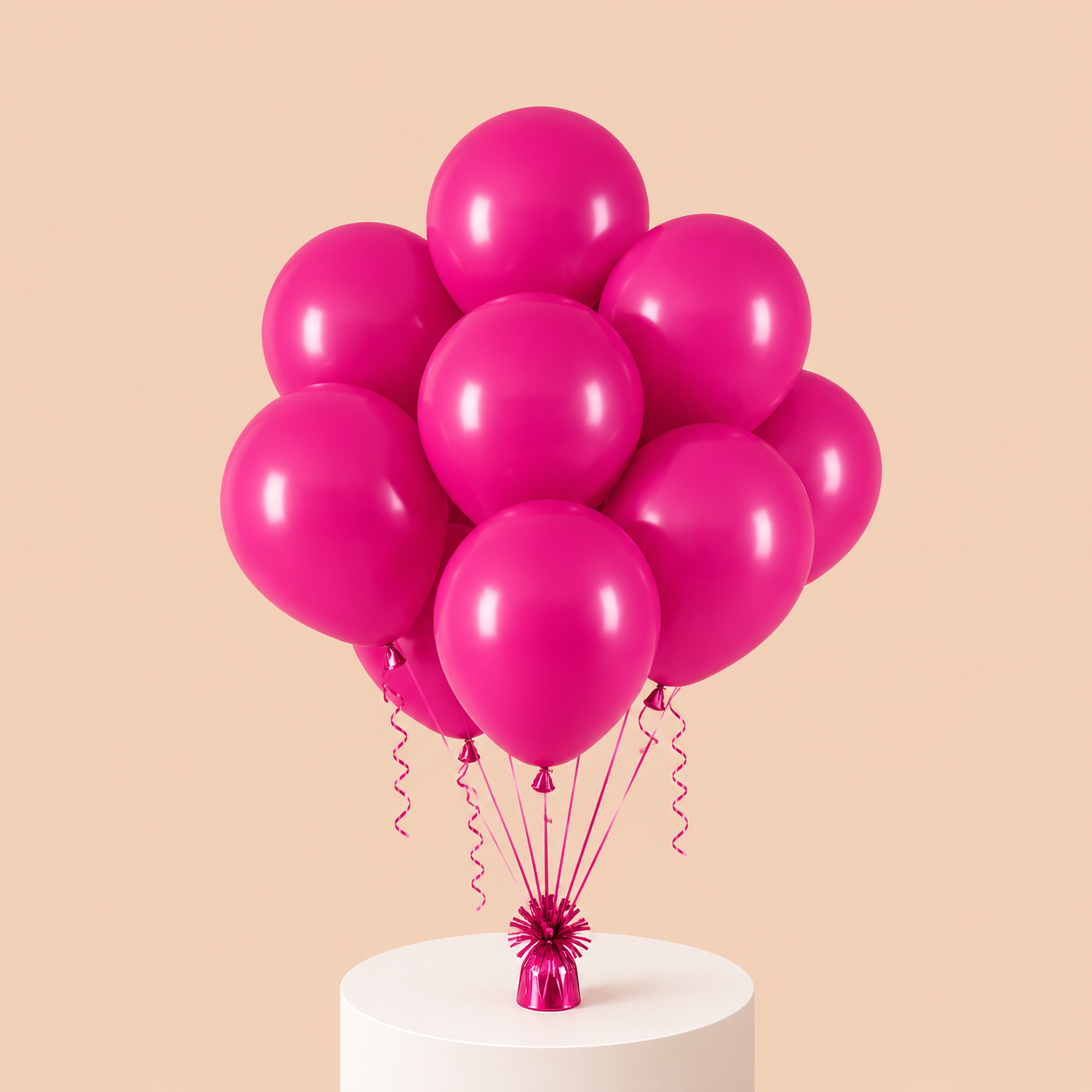 10pcs Pink Helium Balloons 1 10pcs Pink Helium Balloons