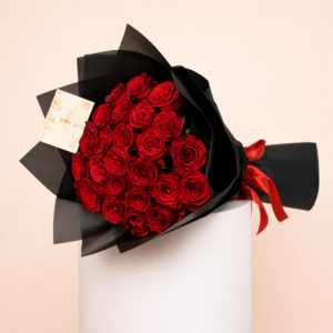 Home 3 25pcs Red Roses Bouquet Rb25