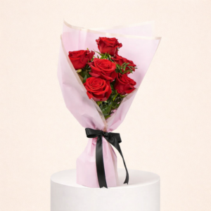 6 Love Day Red Rose Bouquet