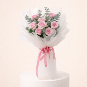 9 Pink Roses – Sweet Gesture