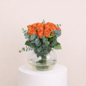 Arrangement Of Orange Roses - 63337