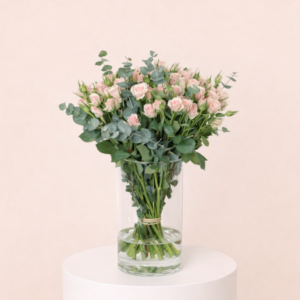 Arrangement Of Pink Baby Roses - 12224