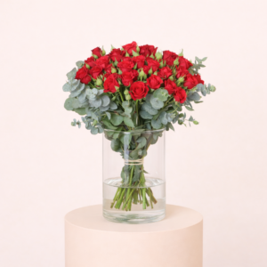 Arrangement Of Red Baby Roses - 12225