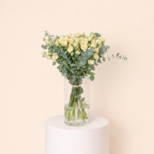 Arrangement Of White Baby Roses - 12222