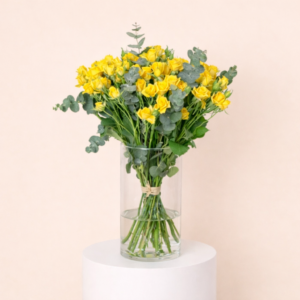 Arrangement Of Yellow Baby Roses - 12223