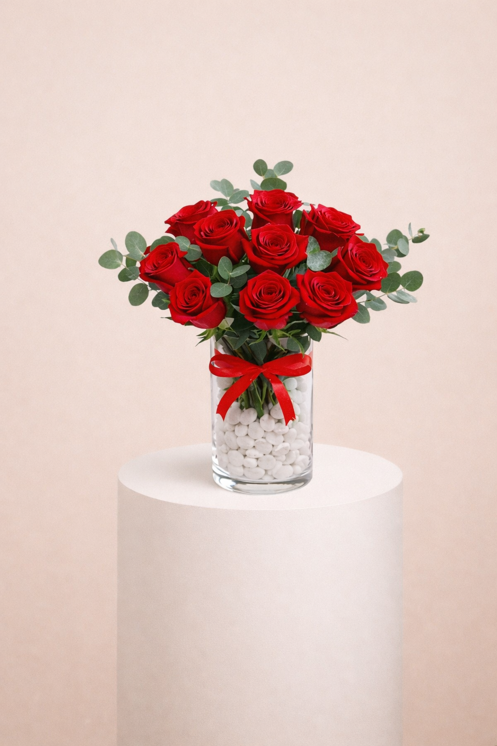 Beauty 11 Red Roses Vase 1 Beauty 11 Red Roses Vase